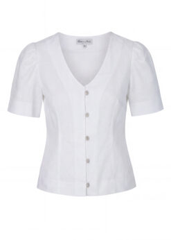 Bluse Berta 261_weiß (Baumwolle/Leinen)